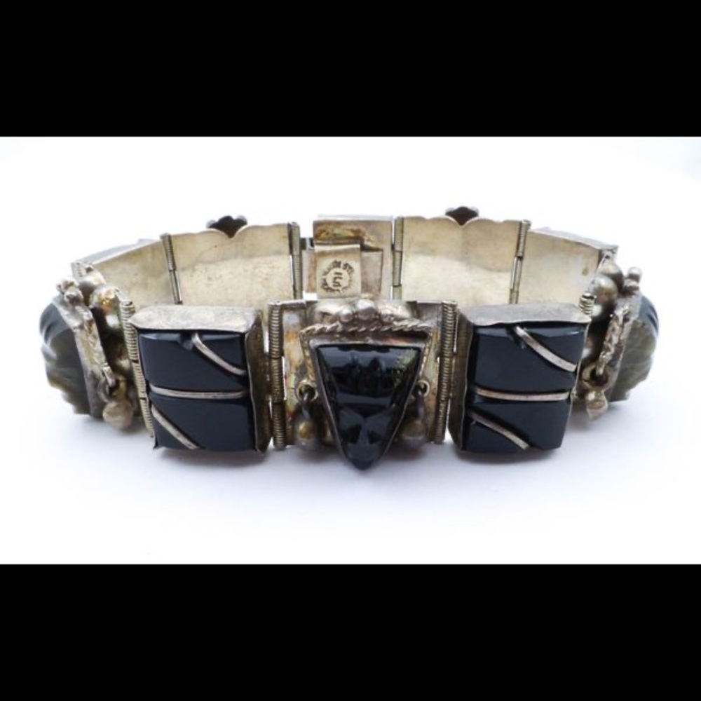 Sterling 925 onyx bracelet